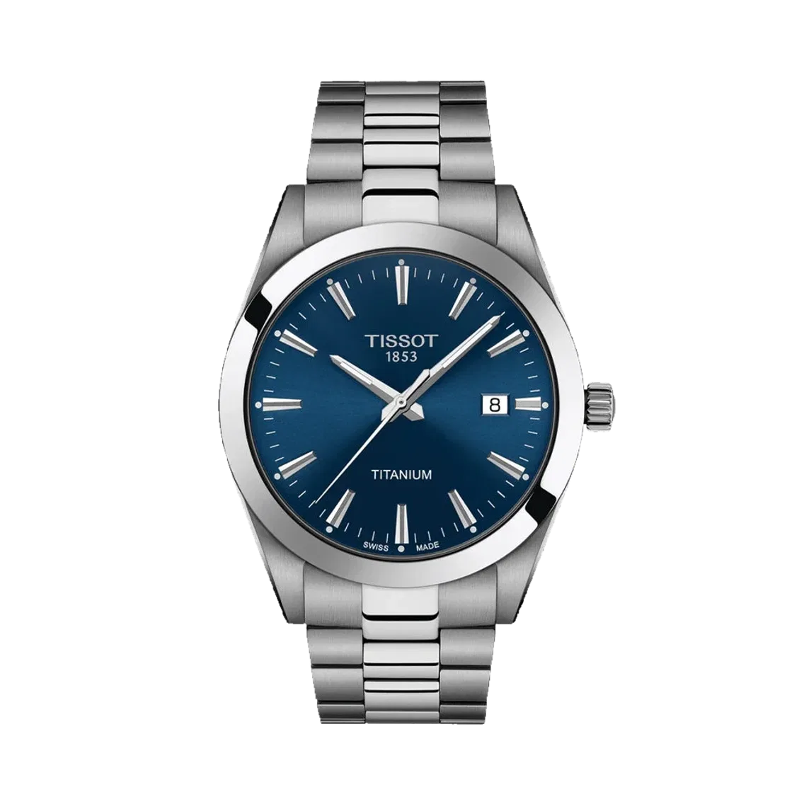Tissot Gentleman Quartz Titanium 40mm - Blue on Bracelet