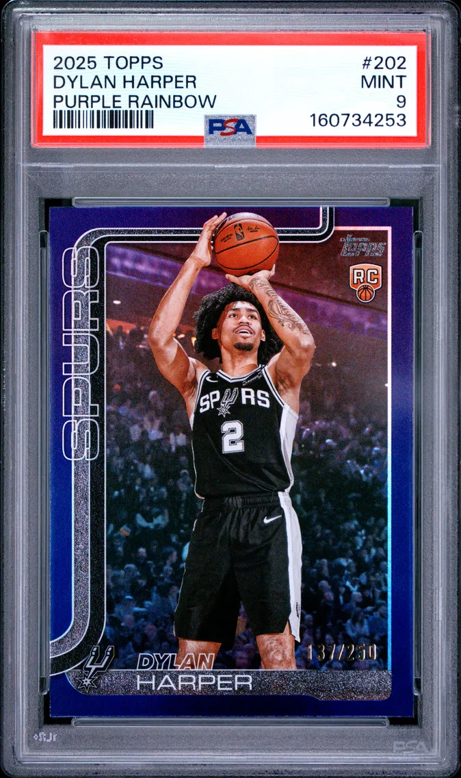 2025 #202 Dylan Harper PSA 9 Top