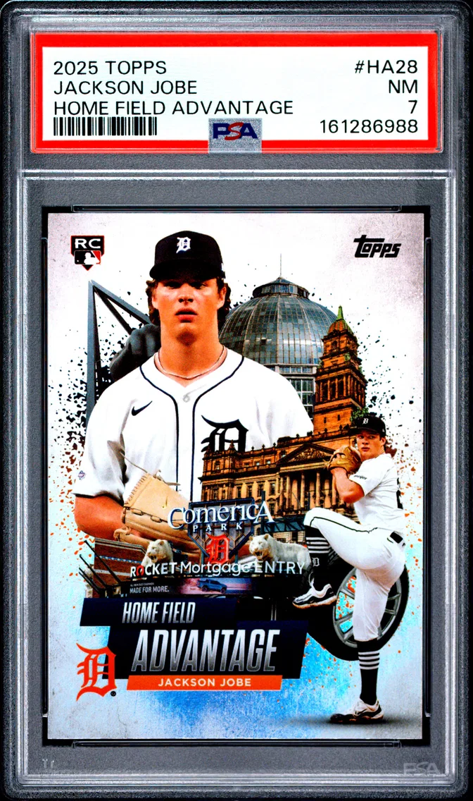 2025 #HA28 Jackson Jobe PSA 7 Topps Home Field Advantage