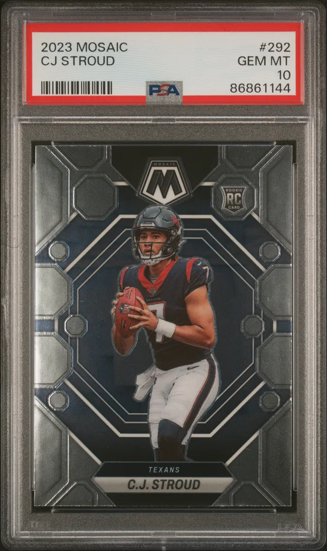 2023 #292 CJ Stroud PSA 10 Panini Mosaic