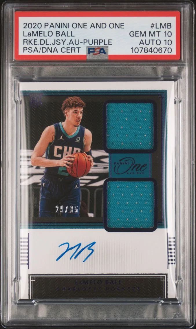 2020 #LMB LaMelo Ball PSA 10 Pan