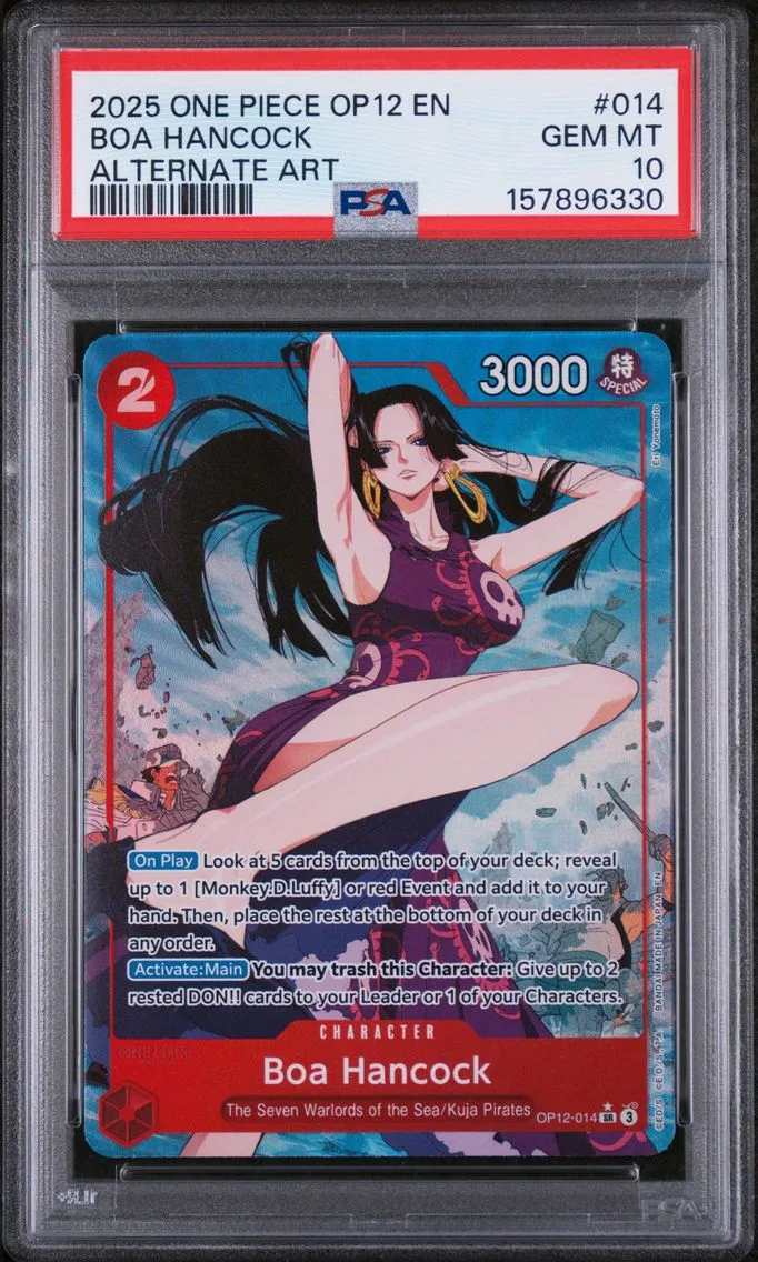 2025 #014 Boa Hancock PSA 10 One Piece OP12-Legacy of the Master