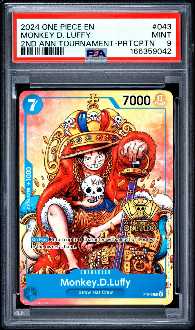 2024 #043 Monkey D. Luffy PSA 9 One Piece Promos