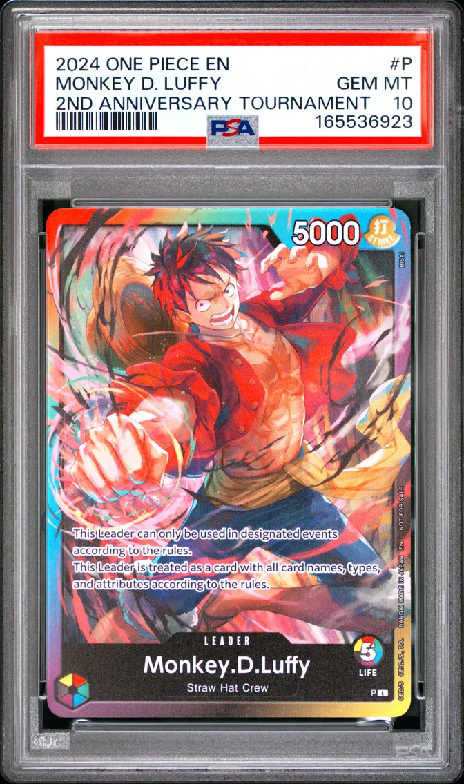 2024 #P Monkey D. Luffy PSA 10 One Piece Promos