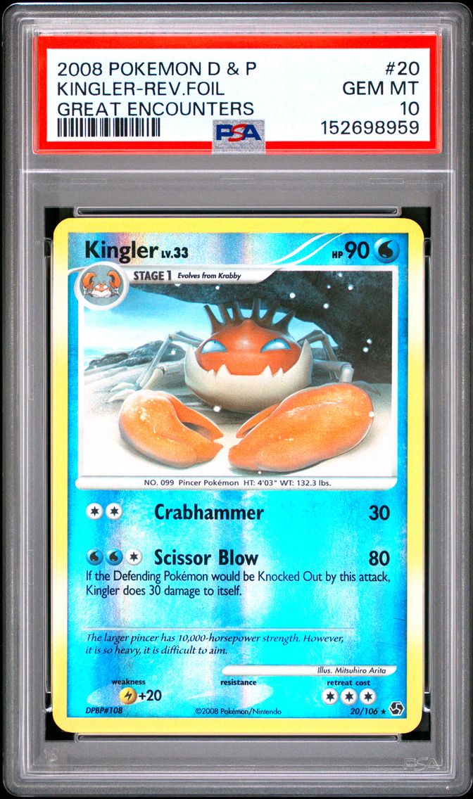 2008 #20 Kingler-Reverse Foil PS