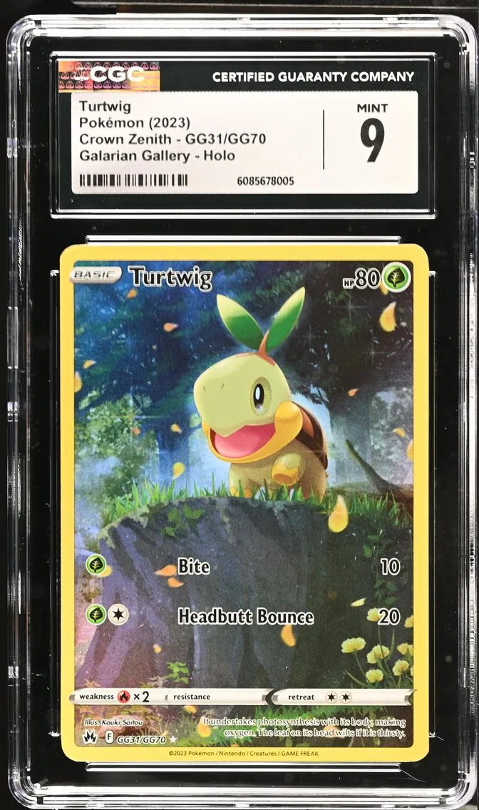 2023 #GG31/GG70 Turtwig CGC 9 Cr