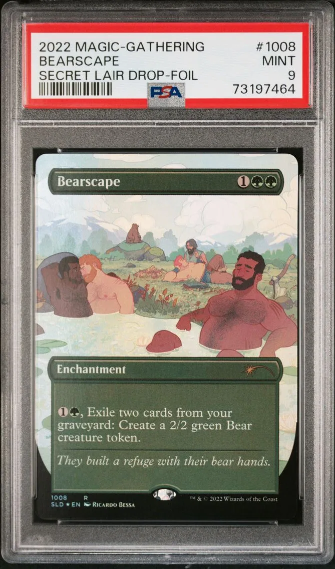 2022 #1008 Bearscape PSA 9 Secret Lair Drop