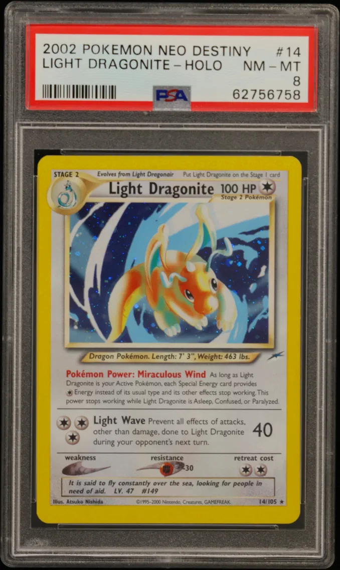 2002 #14 Light Dragonite-Holo PS