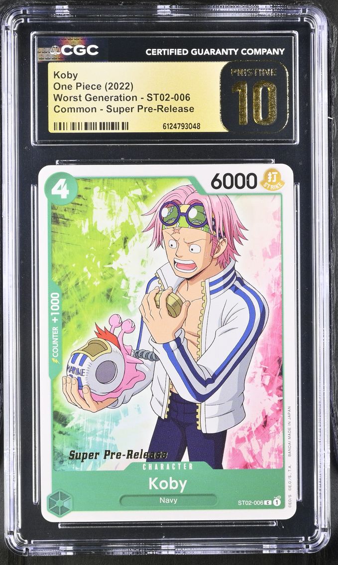 2022 #ST02-006 Koby CGC 10 Pristine Starter Deck: Worst Generation (ST02) - English