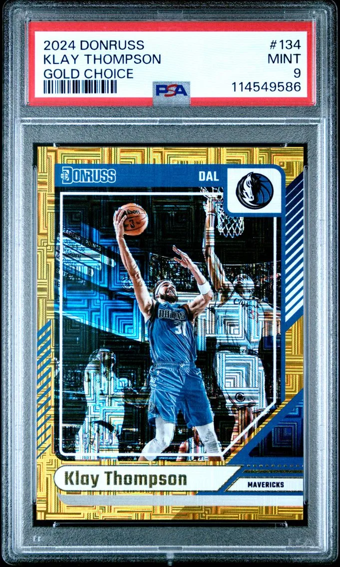 2024 #134 Klay Thompson PSA 9 Panini Donruss