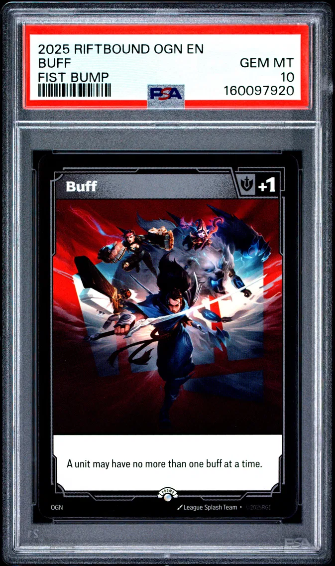 2025 #NA Buff PSA 10 Riftbound: League of Legends Ogn-Origins