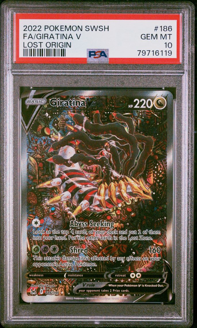 2022 #186 Full Art/Giratina V PS