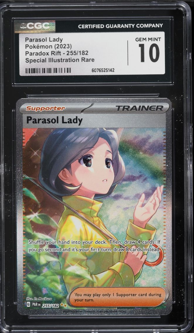 2023 #255 Parasol Lady CGC 10 Par EN-Paradox Rift Pokemon