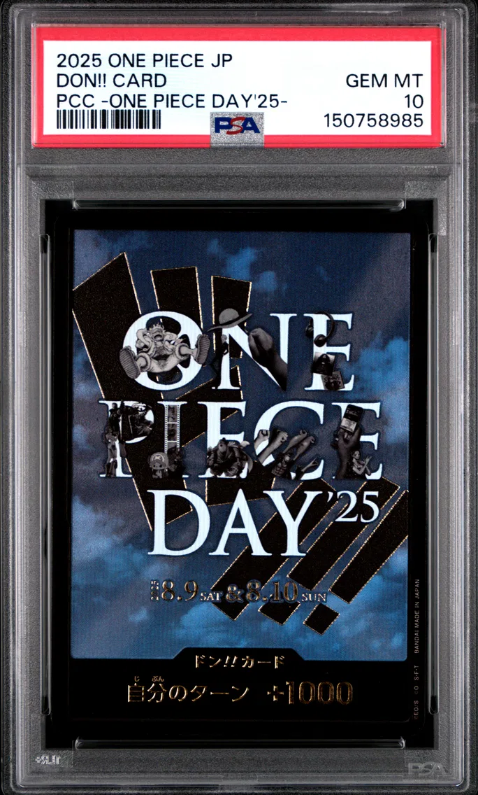 2025 #NA Don!! Card PSA 10 One Piece Japanese Premium Card Collection -One Piece Day'25-