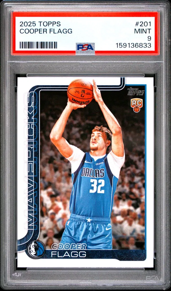 2025 #201 Cooper Flagg PSA 9 Topps
