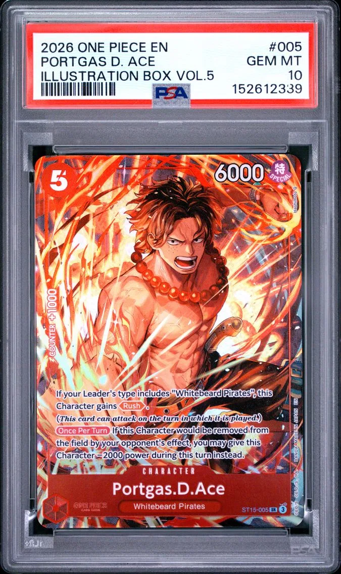 2026 #005 Portgas D. Ace PSA 10 One Piece Promos