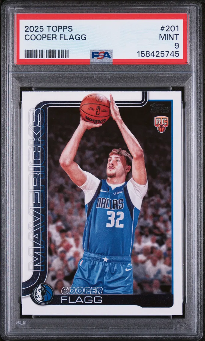 2025 #201 Cooper Flagg PSA 9 Topps