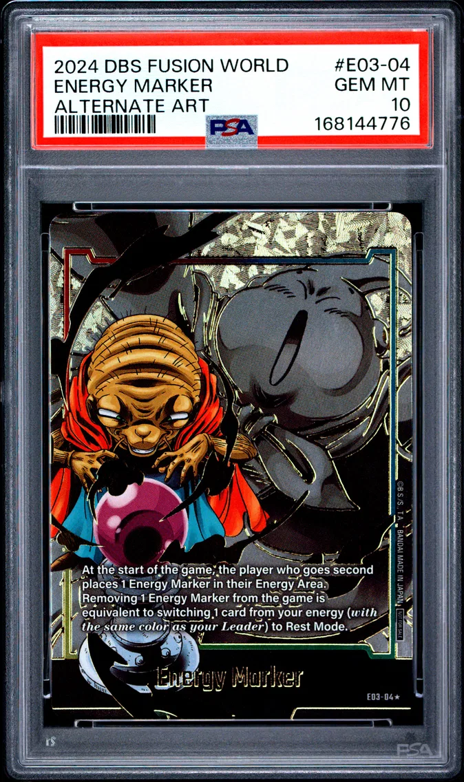 2024 #E03-04 Energy Marker PSA 10 Dragon Ball Super Card Game Fusion World Energy Marker Pack 03