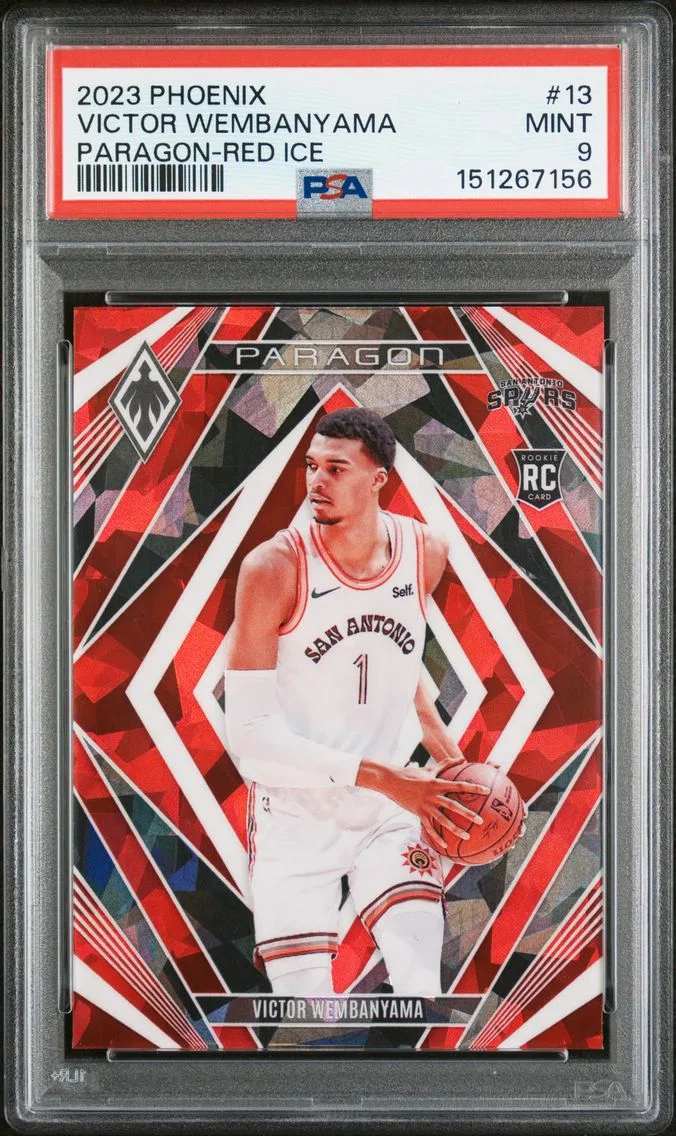 2023 #13 Victor Wembanyama PSA 9 Panini Phoenix Paragon