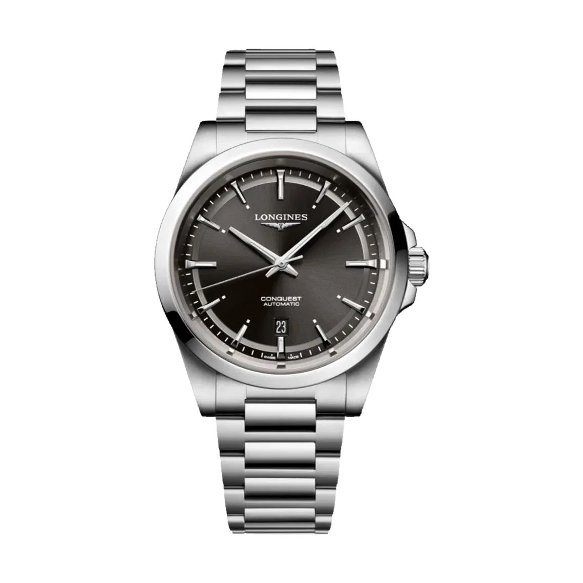 Longines Conquest 41mm - Sunray Black on Bracelet