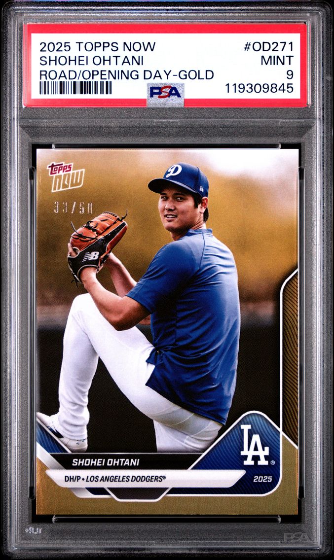 2025 #OD271 Shohei Ohtani PSA 9