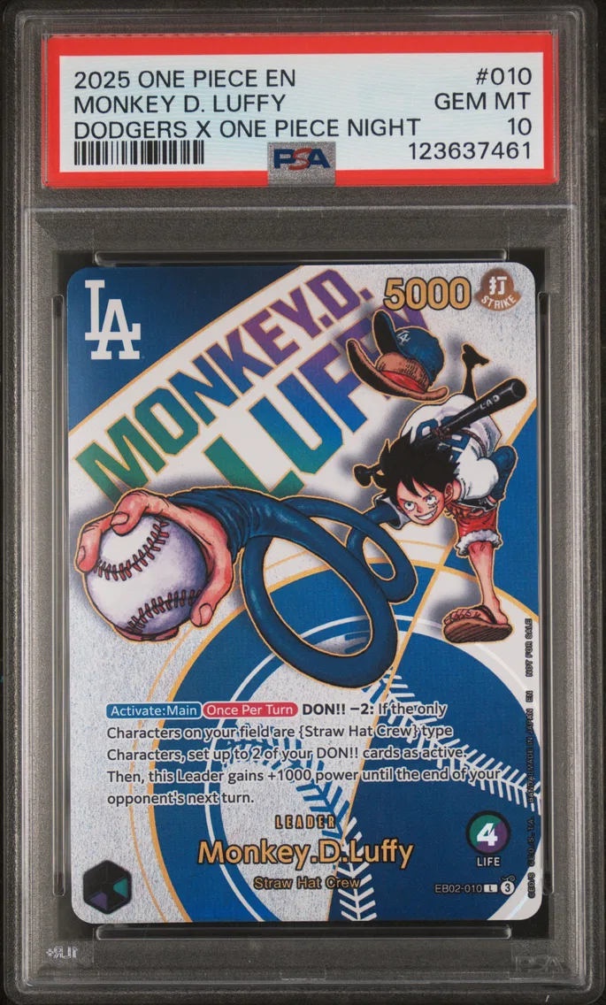 2025 #010 Monkey D. Luffy PSA 10 One Piece Promos