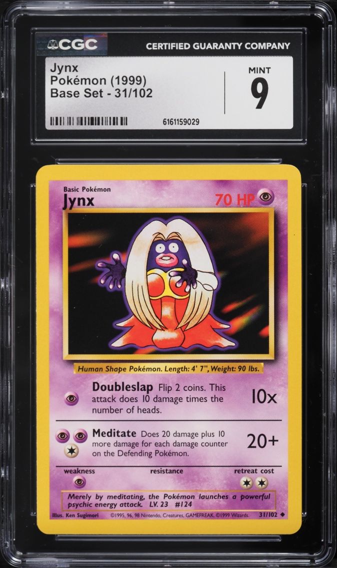 1999 Pokemon Base Set Jynx #31 CGC 9 MINT
