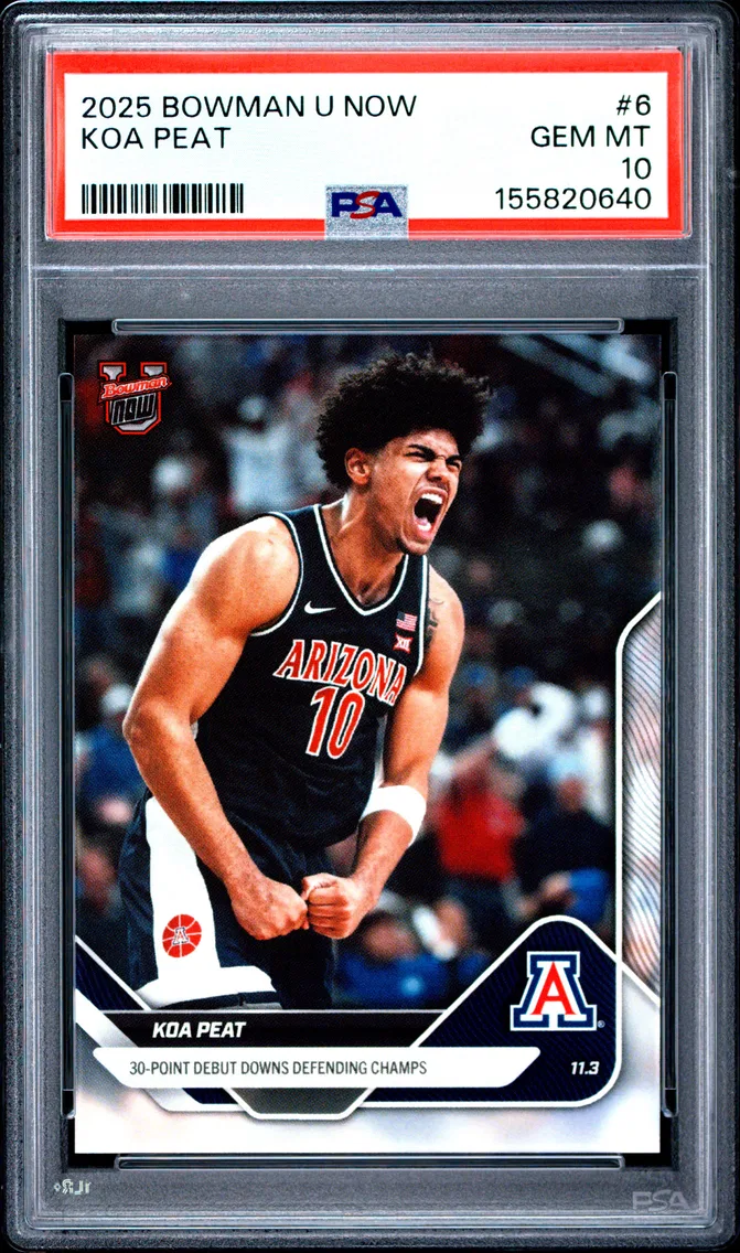 2025 #6 KOA PEAT PSA 10 Bowman U Now