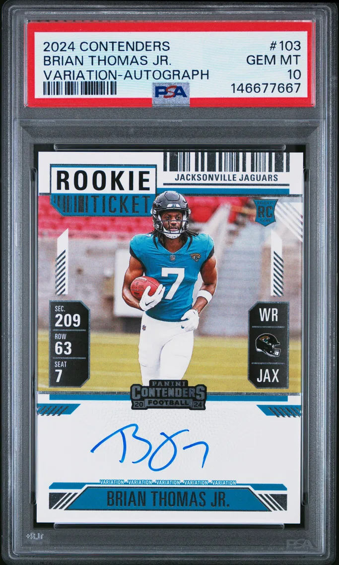 2024 #103 Brian Thomas Jr. PSA 1