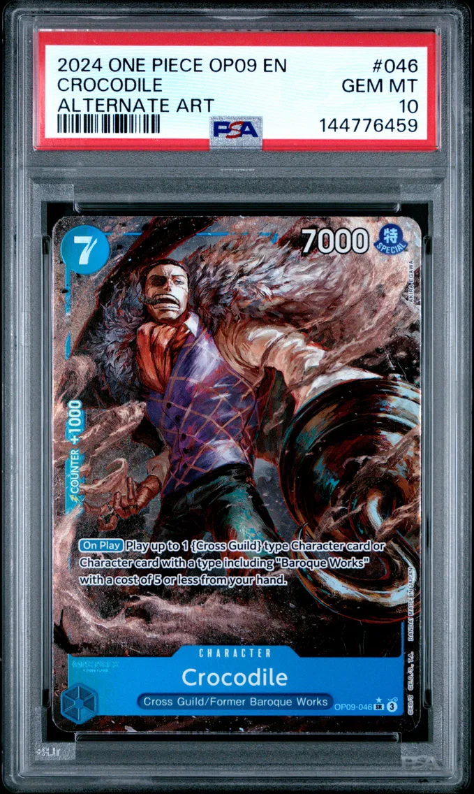 2024 #046 Crocodile PSA 10 One Piece OP09-Emperors in the New World