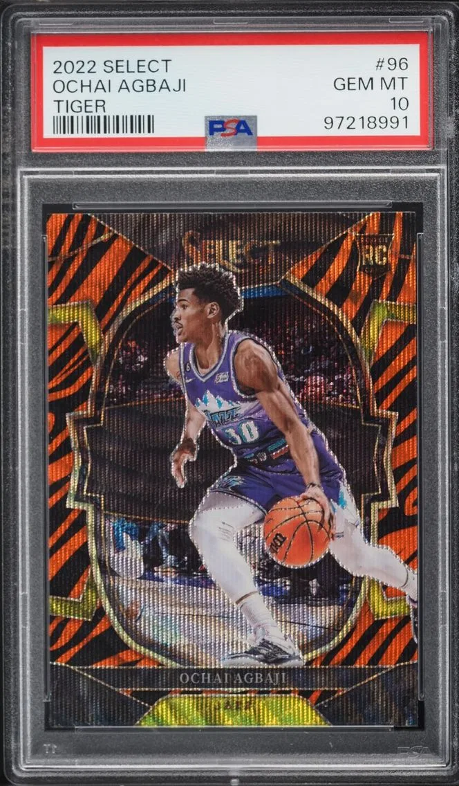 2022 Select Concourse Tiger Ochai Agbaji ROOKIE #96 PSA 10 GEM MINT