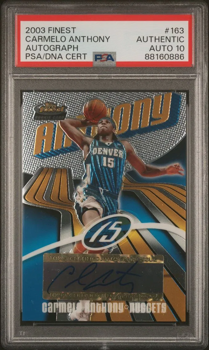 2003 #163 Carmelo Anthony PSA Fi