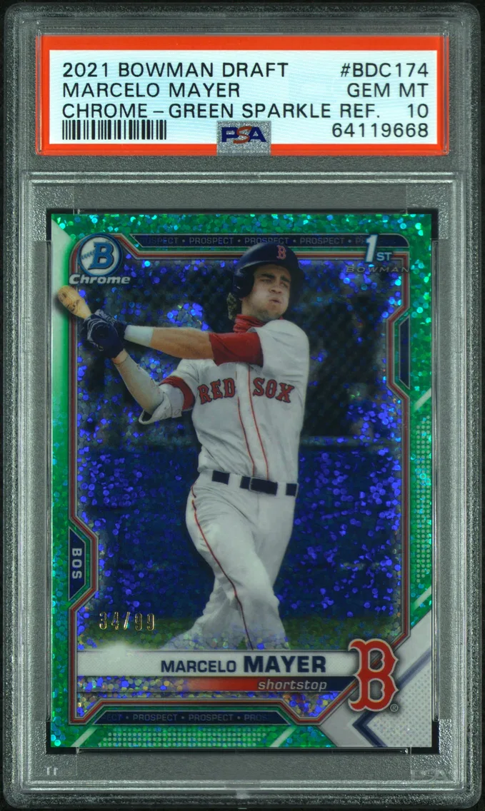 2021 #BDC174 Marcelo Mayer PSA 10 Bowman Draft