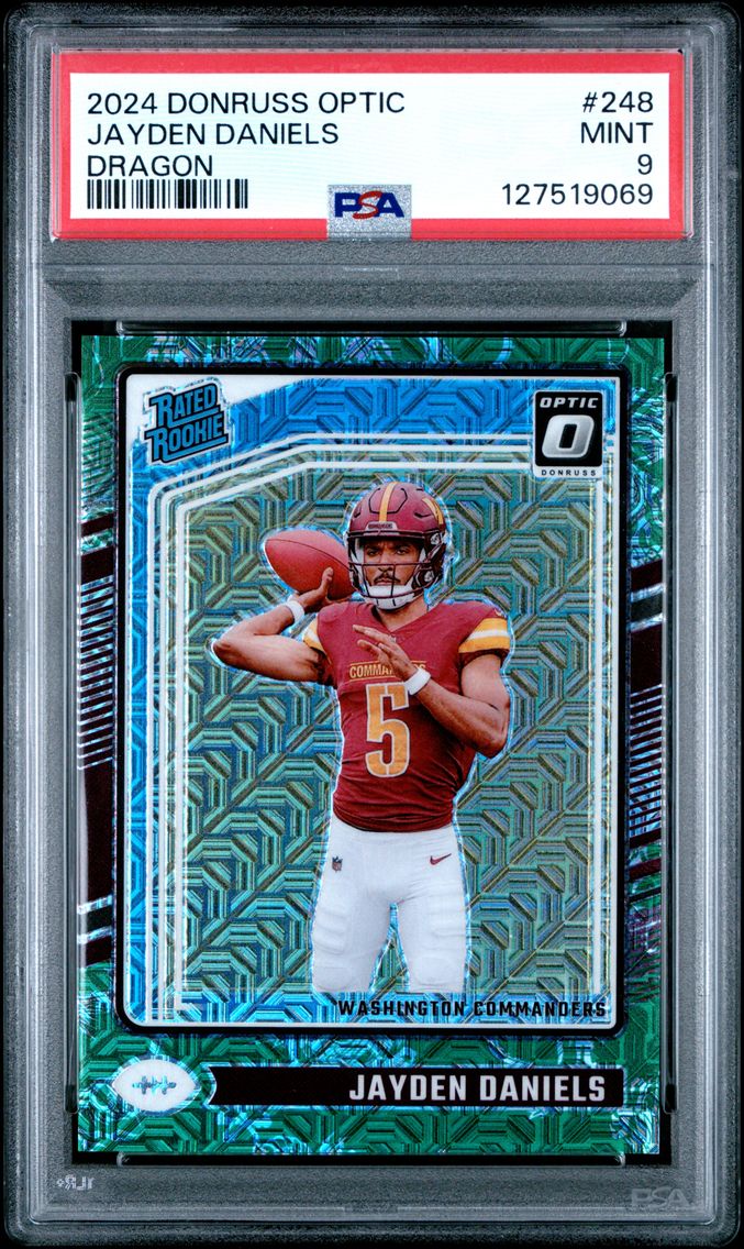 2024 #248 Jayden Daniels PSA 9 P