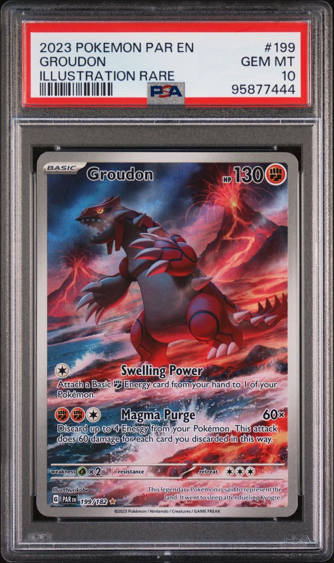2023 #199 Groudon PSA 10 Par EN-