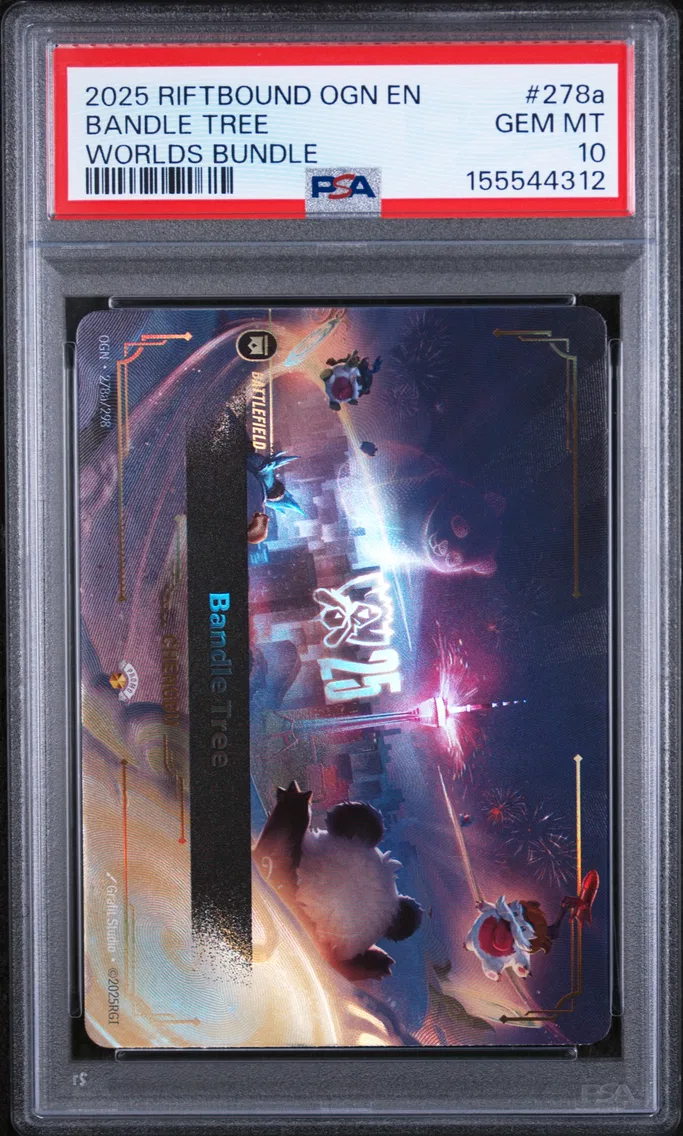 2025 #278a Bandle Tree PSA 10 Riftbound: League of Legends Ogn-Origins