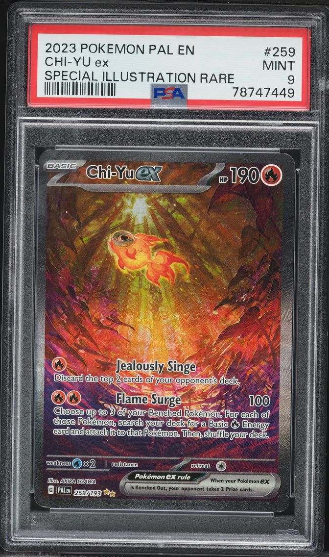 2023 #259 Chi-YU EX PSA 9 Pal EN-Paldea Evolved Pokemon