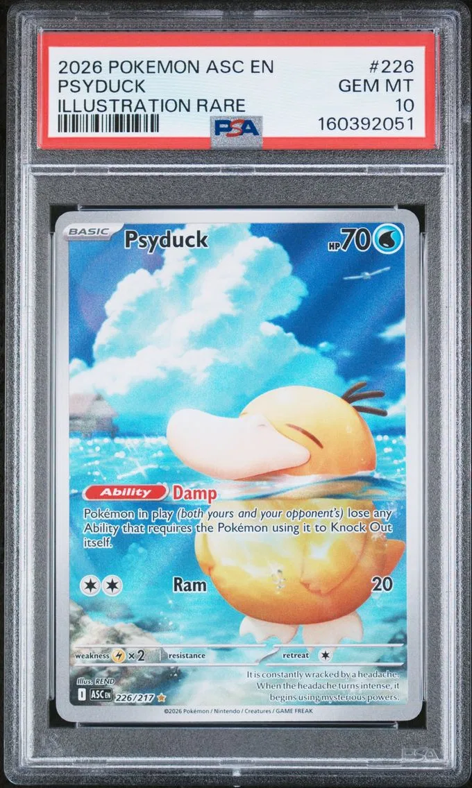 2026 #226 Psyduck PSA 10 Asc EN-Ascended Heroes