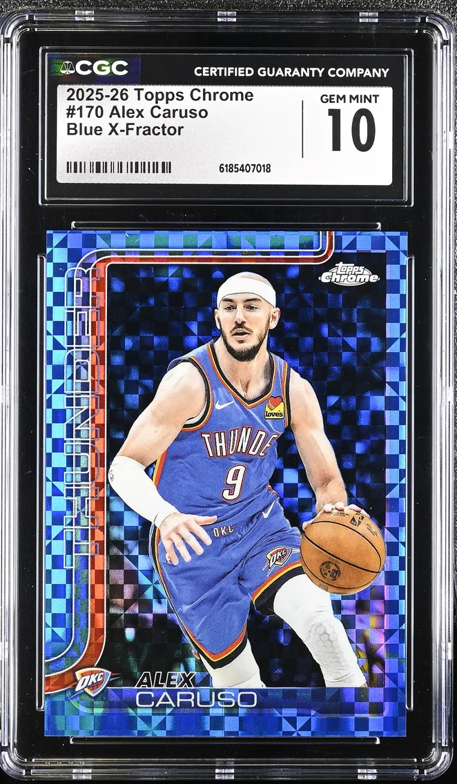 2025 #170 Alex Caruso CGC 10 Topps Chrome