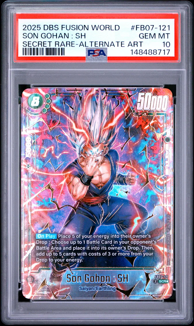 2025 #FB07-121 Son Gohan : SH PSA 10 Dragon Ball Super Card Game Fusion World Wish for Shenron