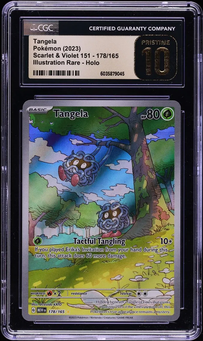 2023 #178 Tangela CGC 10 Pristine Mew EN-151 Pokemon