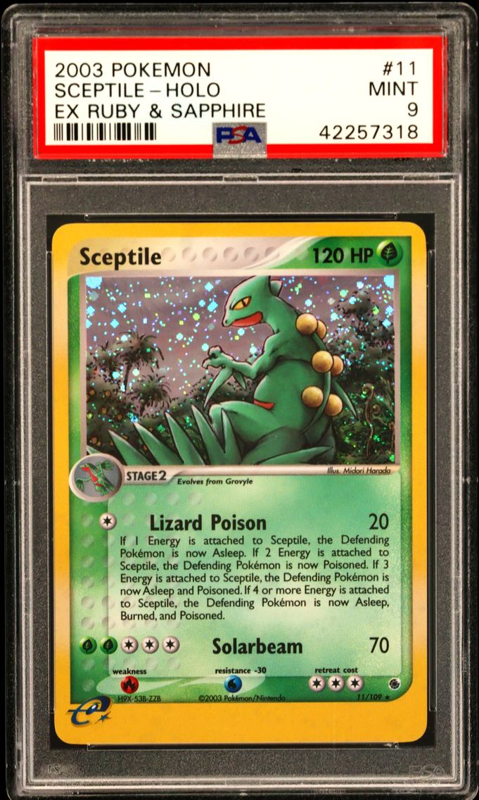 2003 #11 Sceptile-Holo PSA 9 EX 