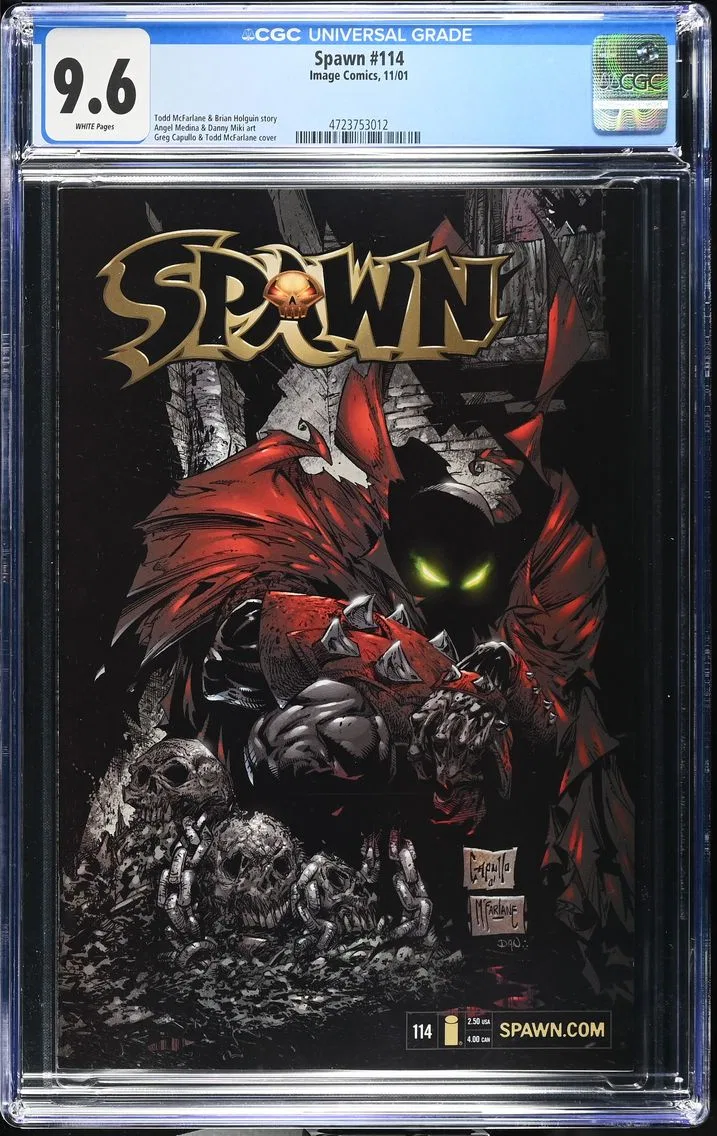 2001 Spawn #114 CGC 9.6 Image Comics