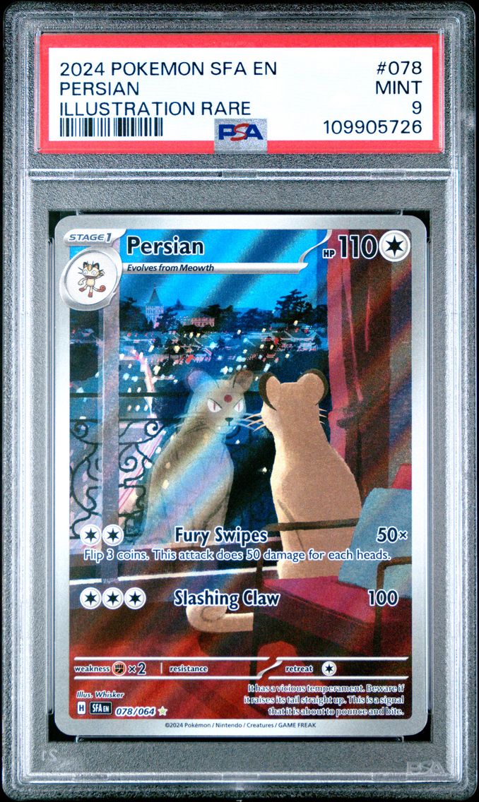 2024 #078 Persian PSA 9 Sfa EN-Shrouded Fable