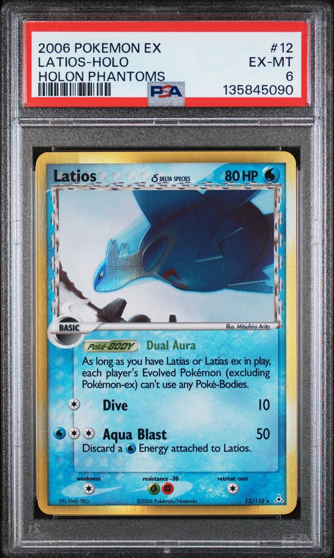 2006 #12 Latios-Holo PSA 6 EX Ho
