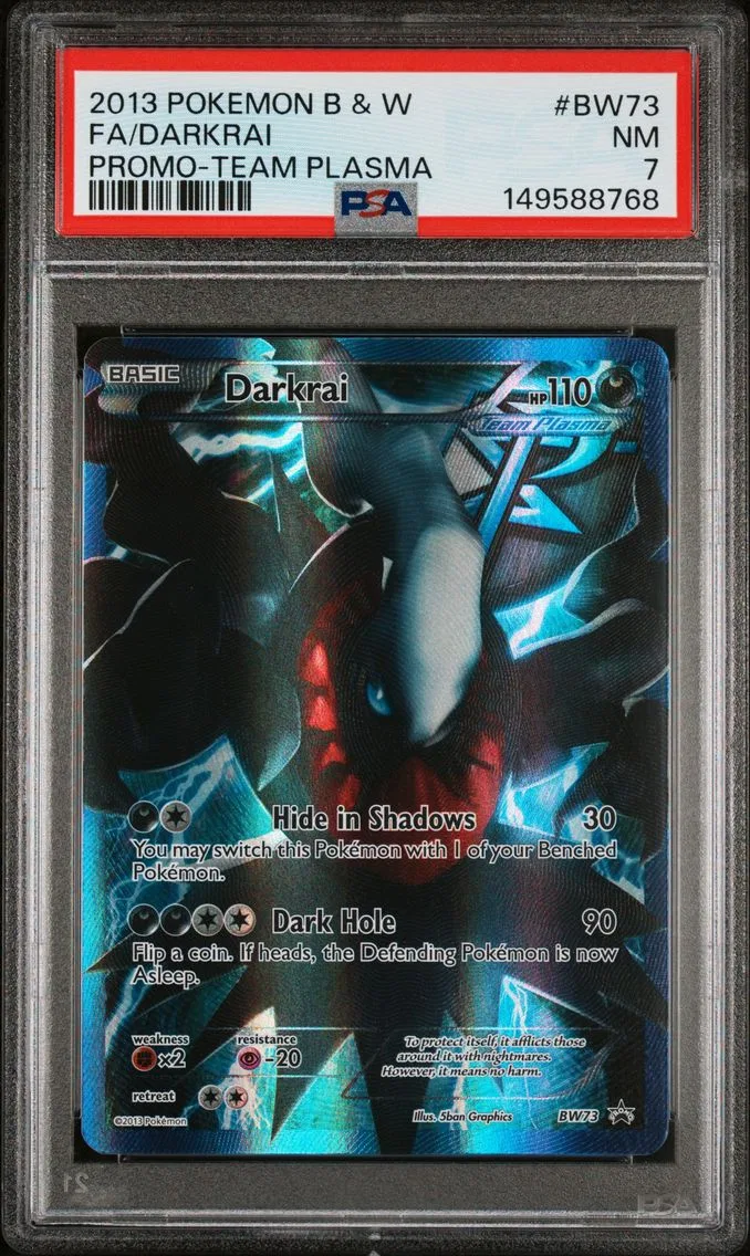2013 #BW73 Full Art/Darkrai PSA 7 Black & White Promo