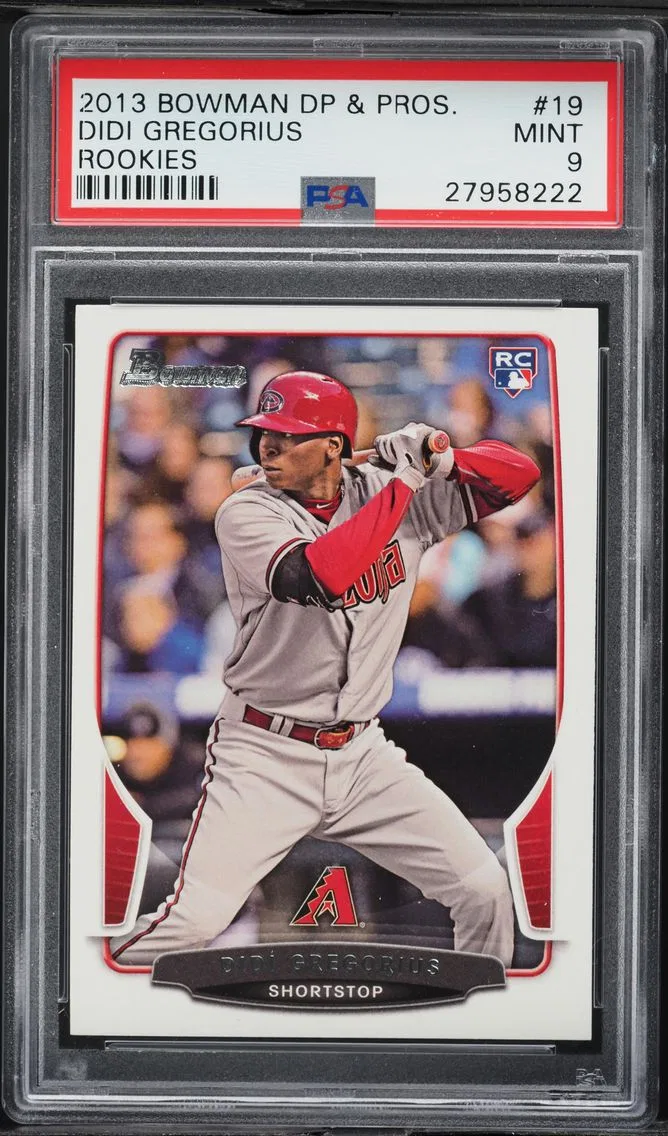 2013 #19 Didi Gregorius PSA 9 Bowman Draft Picks & Prospects Rookies Baseball