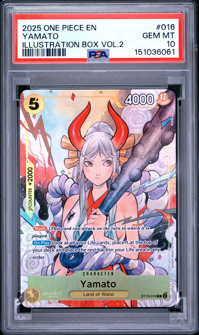 2025 #016 Yamato PSA 10 One Piece Promos