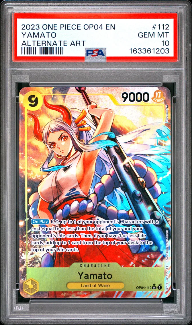 2023 #112 Yamato PSA 10 One Piece OP04-Kingdoms of Intrigue