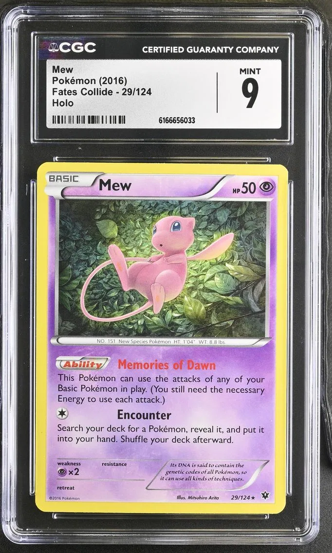 2016 #29 Mew CGC 9 Fates Collide - English